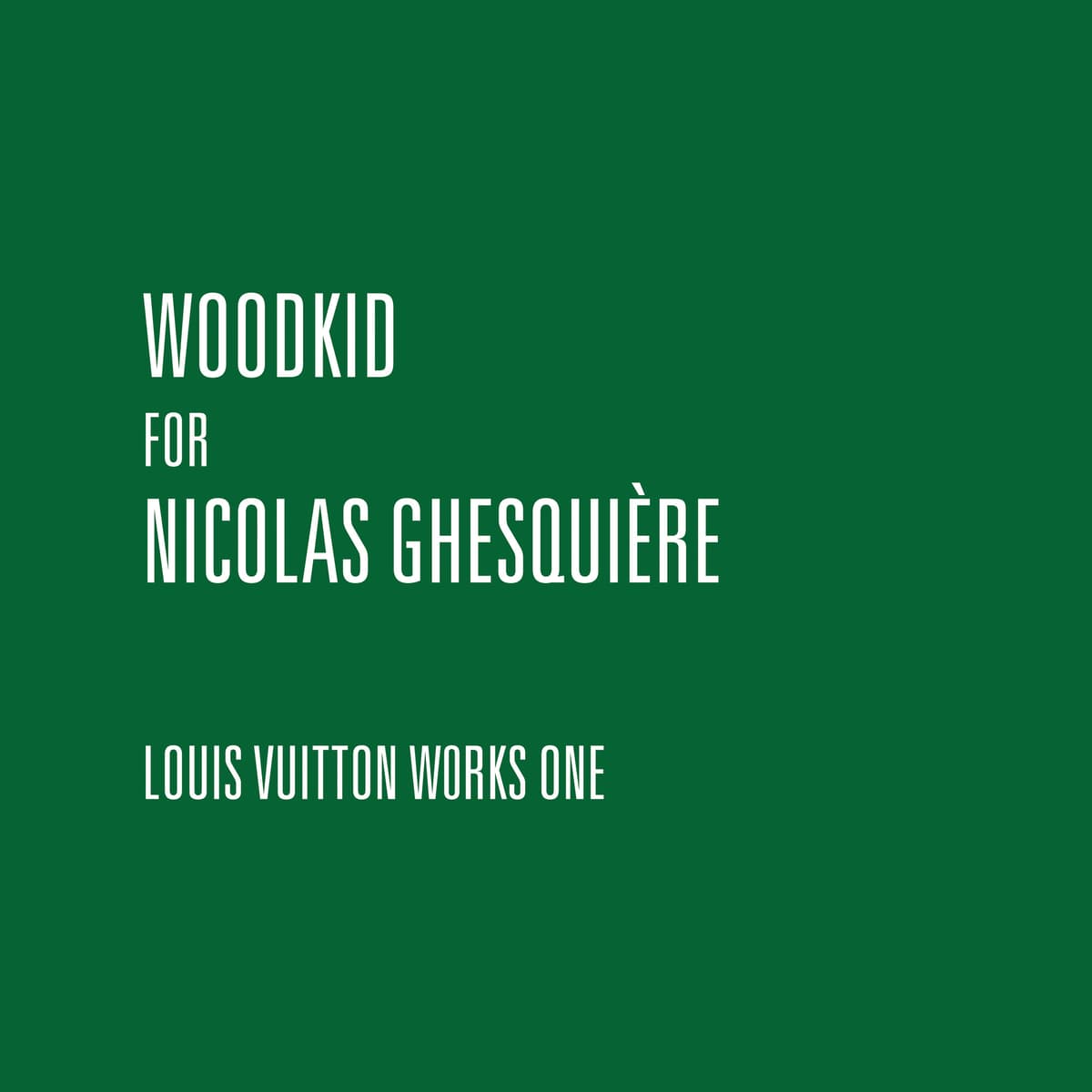 Woodkid for Nicolas Ghesquière - Louis Vuitton Works One