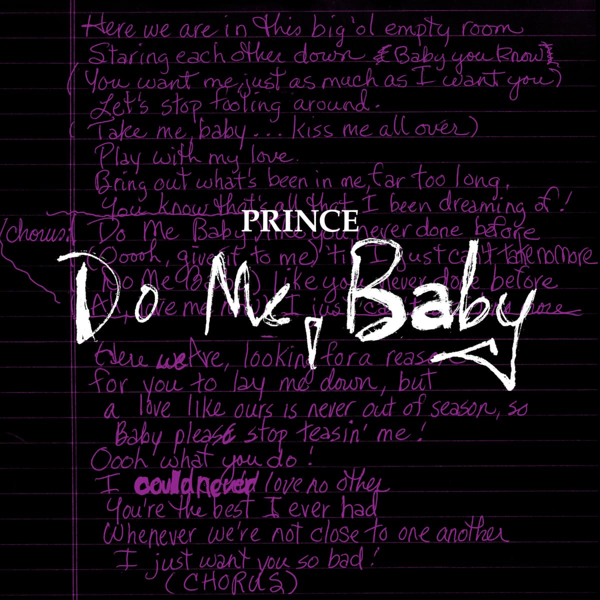 Do Me, Baby